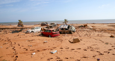 Felaketten geriye kalan Libya