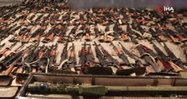 İşte Karabağ’da Ermenilerden ele geçirilen mühimmatlar! Görüntüleri Rusya yayınladı