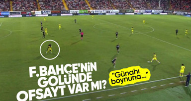 Fenerbahçe'nin Alanyaspor'a attığı golde ofsayt var mı? "Günahları boynuna..."