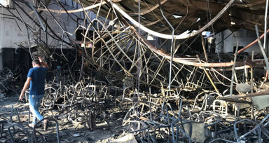 Irak'ın Musul kentinde bir düğün salonunda yangın çıktı! Yüzlerce ölü ve yaralı var