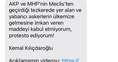 CHP Genel Başkanı Kemal Kılıçdaroğlu'ndan vatandaşlara 'tezkere' mesajı! "Protesto ediyorum"