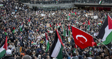 ABD ve İsveç sokaklarında Filistin sesleri! Türkiye ve Cumhurbaşkanı Erdoğan'a teşekkür