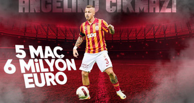 Galatasaray'da 6 milyon euro'luk Angelino çıkmazı! 5 maç daha oynarsa...