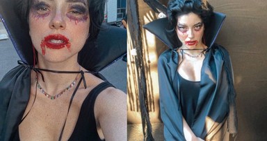 Oyuncu Merve Boluğur'un Halloween tarzı sosyal medyanın gündeminde!