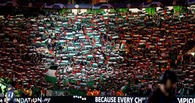 İskoçya ekibi Celtic'in taraftarları yasağa rağmen Filistin bayrağı açacak