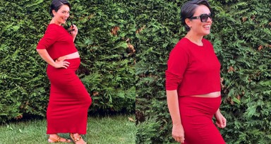 Çiçeği burnunda anne Ezgi Mola'dan oğluyla ilk fotoğraf