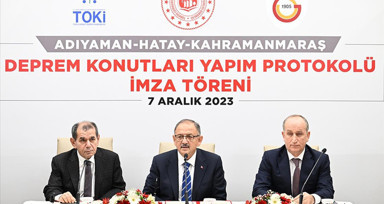 Galatasaray ile TOKİ'den deprem protokolü! 300 konut...