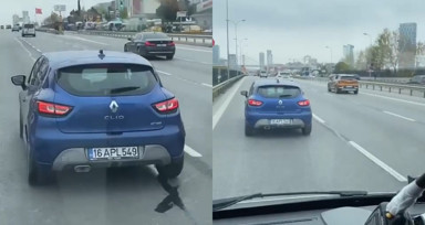 Maltepe'de ambulansa yol vermeyen magandaya ceza