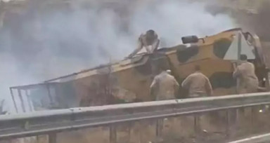Mardin ve Adıyaman'da zırhlı araçlar devrildi! 5 asker yaralı