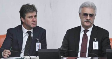 Tamer Karadağlı ve Tan Sağtürk TBMM'de bütçe görüşmelerini izledi