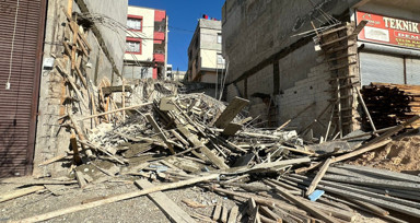 Gaziantep'te beton dökümü sırasında çökme meydana geldi! Yaralanan 2 işçiden 1'inin durumu ağır