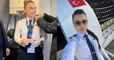 Sabri Sarıoğlu'nun eşi Yağmur Sarıoğlu kaptan pilot oldu