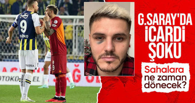 Galatasaray'da Mauro Icardi şoku! Ne zaman sahalara dönecek?