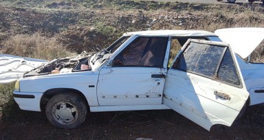 Şanlıurfa’da otomobil devrilmesi sonucu 3 kişi yaralandı