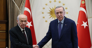 Son Dakika: Cumhurbaşkanı Erdoğan MHP Genel Başkanı Devlet Bahçeli'yi kabul etti