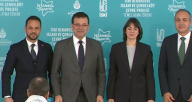 İBB Başkanı Ekrem İmamoğlu temel atma törenine katıldı! Bekar Deresi Islahı ve Çengelköy Çevre Projesi