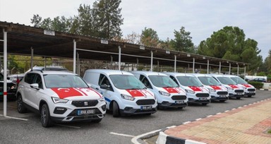 Türkiye'den KKTC polisine araç, ekipman ve malzeme desteği