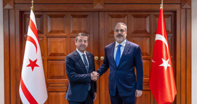 Hakan Fidan, KKTC Dışişleri Bakanı Ertuğruloğlu ile görüştü