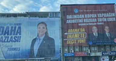Ülkü Ocakları Adana'da Ayyüce Türkeş'i babası Alparslan Türkeş'in sözüyle eleştirdi