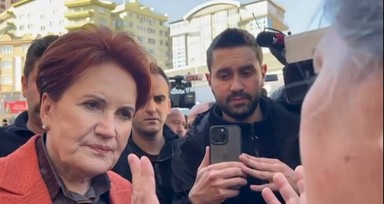 Akşener ile vatandaş arasında dikkat çeken seçime ayrı girme tartışması