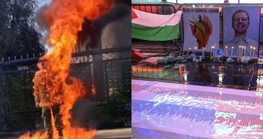 İsrail'i protesto için kendini yakan ABD askeri Times Meydanı'nda anıldı