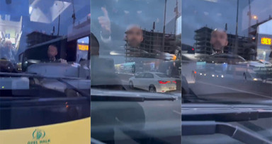 Kadıköy'de İETT otobüsü kaza yaptı! Tutanak tutmak isteyen sürücüyü ezmeye çalıştı