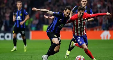 Atletico Madrid son finalist Inter'i kupanın dışına itti