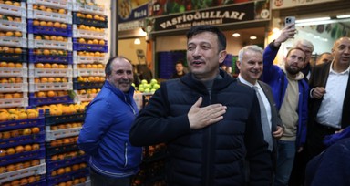 Hamza Dağ hal esnafını ziyaret etti