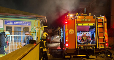 Sahur vakti camide korkutan yangın