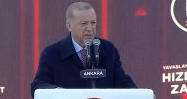Cumhurbaşkanı Erdoğan törende açıklamalarda bulundu "Kaybettirmek için paçamıza yapıştılar"