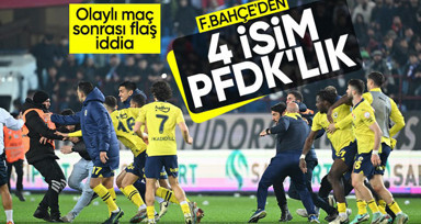 Fenerbahçeli 4 futbolcu PFDK'ya sevk edilecek! Trabzon maçı sonrası flaş iddia