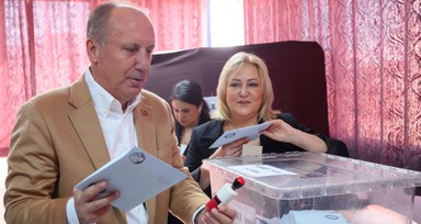Memleket Partisi Genel Başkanı İnce oyunu Ankara'da kullandı