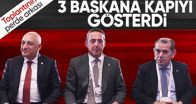 Mehmet Büyükekşi Dursun Özbek'e kapıyı gösterdi! TFF-Kulüpler Birliği toplantısında neler konuşuldu?