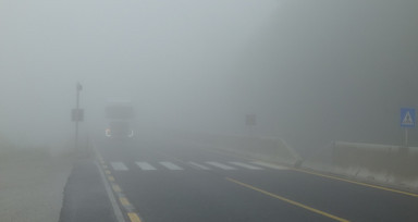 Bolu Dağı’nda yoğun sis