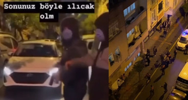 Esenler'de magandalar husumetlilerine kabus oldu! Paylaşımları 'pes' dedirtti