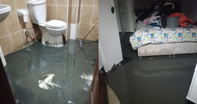 Selin vurduğu Sincan’da bir ev kullanılamaz duruma geldi