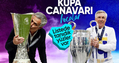 Kupa canavarı teknik adamlar belli oldu! Listede dünyaca ünlü hocalar ve tanıdık yüzler...