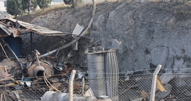 Kahramanmaraş'ta boya fabrikasında patlama