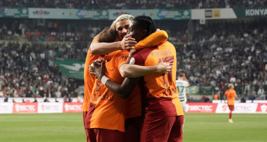 Konyaspor'u mağlup eden Galatasaray, üst üste 2., toplamda 24. şampiyonluğunu kazandı