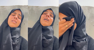 Gazzeli anne gözyaşları içinde Müslümanlara seslendi: Başımıza gelenleri gördüğünüze emin misiniz?