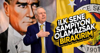 Aziz Yıldırım'dan Fenerbahçe taraftarına şampiyonluk sözü! "Bırakırım"