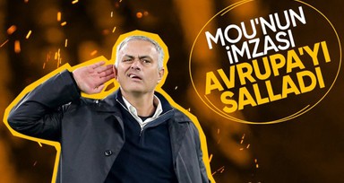 Jose Mourinho'nun Fenerbahçe'ye imzası Avrupa'yı salladı