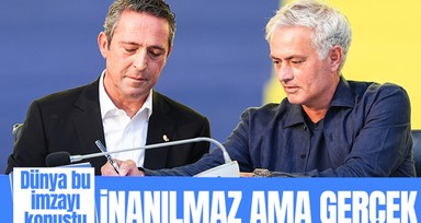 Dünya basını Mourinho'nun Fenerbahçe'ye imzasını konuştu! "İnanılmaz ama gerçek"