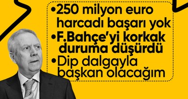 Aziz Yıldırım'dan Ali Koç'a salvolar! 250 milyon euro harcadı başarı yok