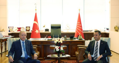 CHP Genel Merkezi'ndeki Erdoğan-Özel görüşmesinden tarihi kareler