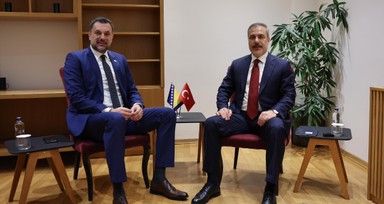 Bakan Fidan mevkidaşı Hasani ile Hırvatistan'da bir araya geldi