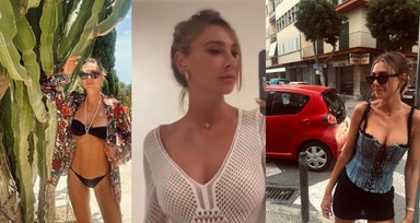 Şeyma Subaşı beyaz transparan elbisesini yakınlaştırdı da yakınlaştırdı! İç çamaşırı da olmayınca yorum yağdı: Bu kadar görmemize gerek yoktu