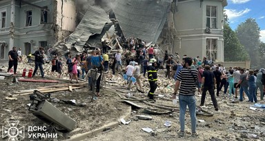 Rusya'dan Ukrayna'ya füze saldırısı! Çok sayıda ölü ve yaralı var