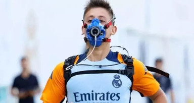 Arda Güler'in bugün çıkığı antrenmanda taktığı maske gündem oldu