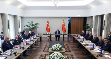 Cumhurbaşkanlığı Kabinesi Erdoğan liderliğinde toplandı